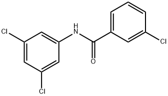 3-Chloro-N-(3,5-dichlorophenyl)benzaMide, 97% 구조식 이미지