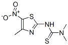 N,N-Dimethyl-N'-(4-methyl-5-nitrothiazol-2-yl)thiourea Structure