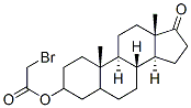 3-bromoacetoxyandrostan-17-one 구조식 이미지
