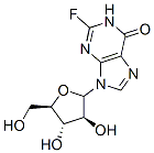 9--D-Arabinofuranosyl-2-fluoro-1,9-dihydro-6H-purin-6-one Structure