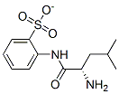 N-(leucyl)-2-aminobenzenesulfonate Structure