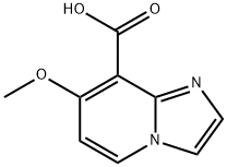 IMidazo[1,2-a]pyridine-8-carboxylic acid, 7-Methoxy- 구조식 이미지