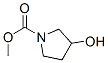 1-Pyrrolidinecarboxylicacid,3-hydroxy-,methylester(9CI) Structure