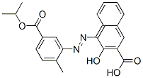 3-hydroxy-4-[[2-methyl-5-[(1-methylethoxy)carbonyl]phenyl]azo]-2-naphthoic acid 구조식 이미지