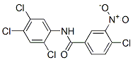 4-chloro-3-nitro-N-(2,4,5-trichlorophenyl)benzamide 구조식 이미지