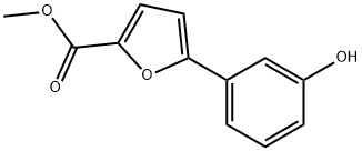 METHYL 5-(3-HYDROXYPHENYL)FURAN-2-CARBO& Structure