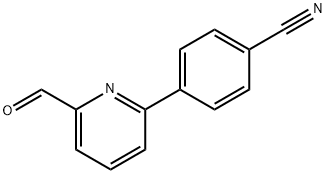 4-(6-FORMYLPYRIDIN-2-YL)BENZONITRILE, 9& Structure
