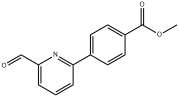 METHYL 4-(6-FORMYLPYRIDIN-2-YL)BENZOATE& Structure