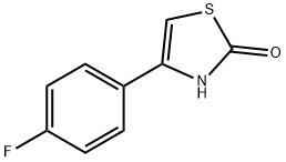 4-(4-플루오로페닐)-2(3H)-티아졸론 구조식 이미지