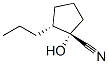 사이클로펜탄카보니트릴,1-하이드록시-2-프로필-,(1S,2R)-(9CI) 구조식 이미지