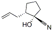 사이클로펜탄카보니트릴,1-하이드록시-2-(2-프로페닐)-,(1S,2S)-(9CI) 구조식 이미지