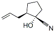 사이클로펜탄카보니트릴,1-하이드록시-2-(2-프로페닐)-,(1S,2R)-(9CI) 구조식 이미지
