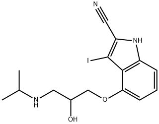 Iodocyanopindolol Structure