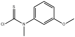 N-(3-METHOXYPHENYL)-N-METHYLTHIOCARBAMOYL CHLORIDE 구조식 이미지