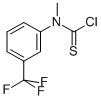 N-METHYL-N-(3-TRIFLUOROMETHYLPHENYL)-THIOCARBAMOYL CHLORIDE 구조식 이미지