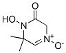 2(1H)-Pyrazinone,3,6-dihydro-1-hydroxy-6,6-dimethyl-,4-oxide(9CI) 구조식 이미지
