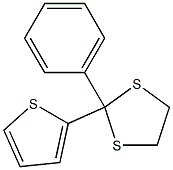 1,3-DITHIOLANE, 2-PHENYL-2-(2-THIENYL)- 구조식 이미지