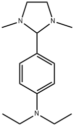 2-(p-(Diethylamino)phenyl)-1,3-dimethylimidazolidine Structure