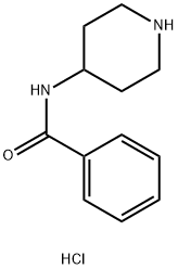 4-벤자미도피페리딘HCl 구조식 이미지