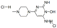 3-hydroxy-2-imino-6-(4-methylpiperazin-1-yl)pyrimidin-4-amine dihydroc hloride Structure