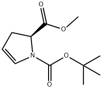 메틸N-BOC-L-프롤린-4-ENE 구조식 이미지