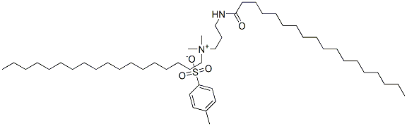 dimethyl(octadecyl)[3-(stearoylamino)propyl]ammonium toluene-p-sulphonate Structure