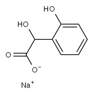 2-Hydroxymandelicacidsodiumsalt 구조식 이미지