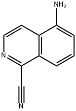 1-Isoquinolinecarbonitrile,5-amino-(9CI) Structure