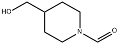 4-(하이드록시메틸)피페리딘-1-카브알데하이드 구조식 이미지
