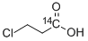 3-CHLOROPROPIONIC ACID, [1-14C] Structure