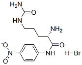 (S)-2-amino-5-[(aminocarbonyl)amino]-N-(4-nitrophenyl)valeramide monohydrobromide 구조식 이미지