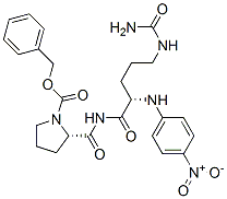 1-(벤질옥시카르보닐)-L-프롤릴-N5-카르바모일-N-(4-니트로페닐)-L-오르니틴아미드 구조식 이미지