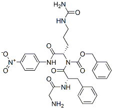 Benzyloxycarbonylglycyl-phenylalanyl-citrulline 4-nitroanilide 구조식 이미지