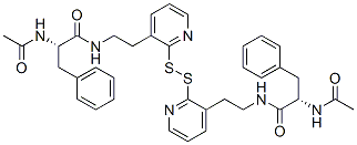 2-(N'-acetylphenylalanylamino)ethyl-2'-pyridyl disulfide 구조식 이미지
