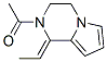 Pyrrolo[1,2-a]pyrazine, 2-acetyl-1-ethylidene-1,2,3,4-tetrahydro- (9CI) Structure