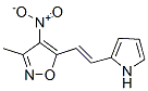 Isoxazole,  3-methyl-4-nitro-5-[2-(1H-pyrrol-2-yl)ethenyl]- 구조식 이미지