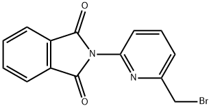 2-(6-BROMOMETHYL-PYRIDIN-2-YL)-ISOINDOLE-1,3-DIONE 구조식 이미지