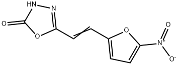 5-[2-(5-Nitro-2-furyl)vinyl]-1,3,4-oxadiazol-2(3H)-one 구조식 이미지