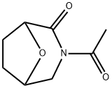 8-Oxa-3-azabicyclo[3.2.1]octan-2-one, 3-acetyl- (9CI) 구조식 이미지