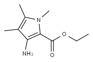 1H-Pyrrole-2-carboxylicacid,3-amino-1,4,5-trimethyl-,ethylester(9CI) 구조식 이미지
