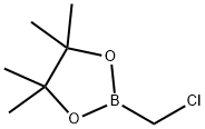 2-(Chloromethyl)-4,4,5,5-tetramethyl-1,3,2-dioxaborolane 구조식 이미지