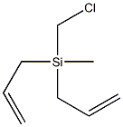 Silane, (chloromethyl)methyldi-2-propen-1-yl- Structure