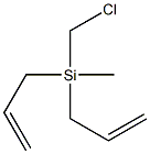 Silane, (chloromethyl)methyldi-2-propen-1-yl- 구조식 이미지