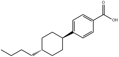 4-(trans-4-Butylcyclohexyl)benzoic acid Structure