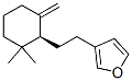 3-[2-[(1S)-2,2-Dimethyl-6-methylenecyclohexyl]ethyl]furan Structure