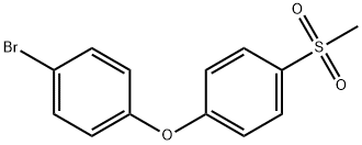1-bromo-4-(4-methylsulfonylphenoxy)benzene 구조식 이미지