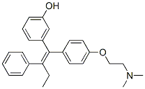 3-{(Z)-1-[4-(2-DIMETHYLAMINOETHOXY)PHENYL]-2-PHENYLBUT-1-ENYL}PHENOL Structure