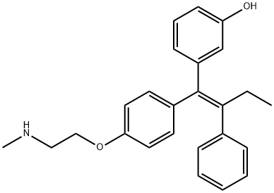 N-Desmethyl Droloxifene 구조식 이미지
