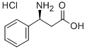 (S)-(-)-3-Amino-3-phenylpropionic acid hydrochloride 구조식 이미지