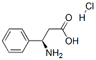 (R)-3-Amino-3-phenylpropionic acid hydrochloride Structure